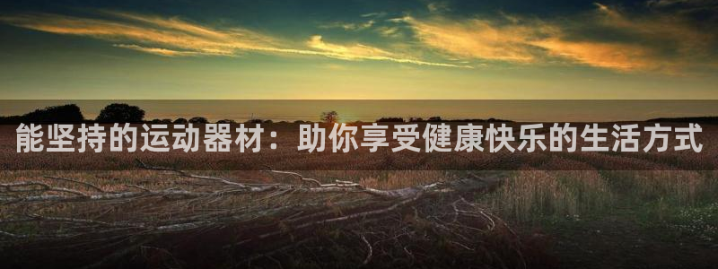 yy易游体育官方正版app代理:能坚持的运动器材:助你享受健